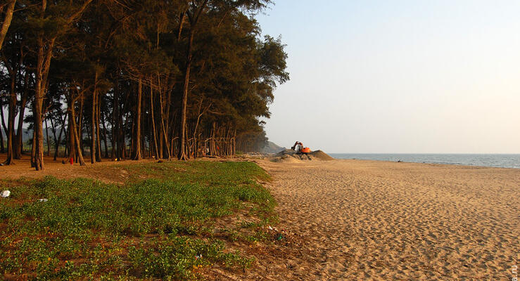 Керим (север Гоа): уединённый пляж, устье Тиракол и виды на форт