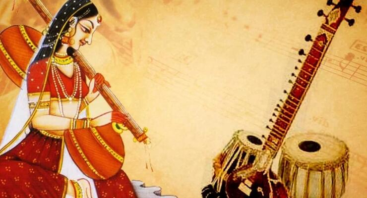 Музыкальные инструменты Древней Индии