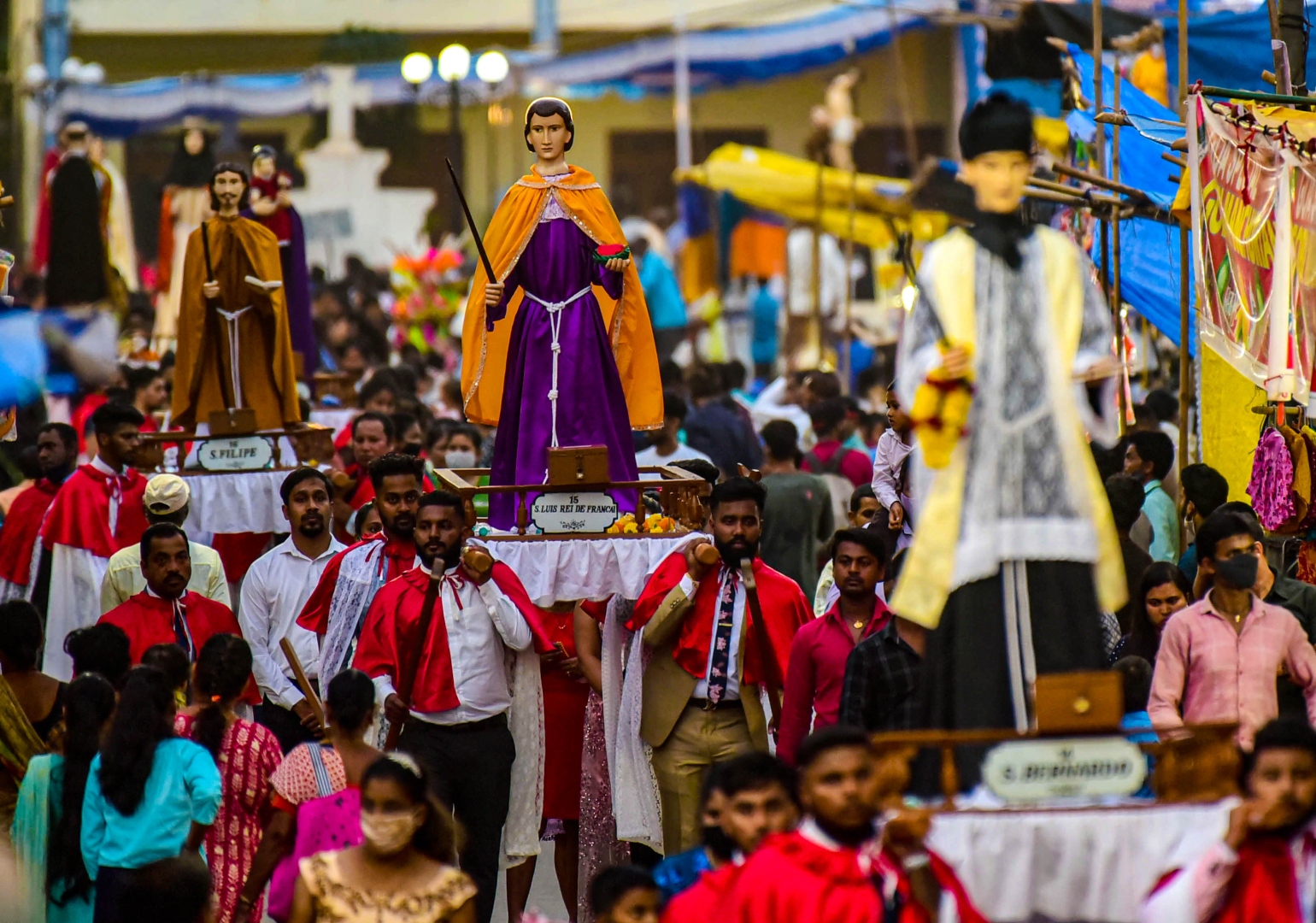 Процессия всех святых в Гоа