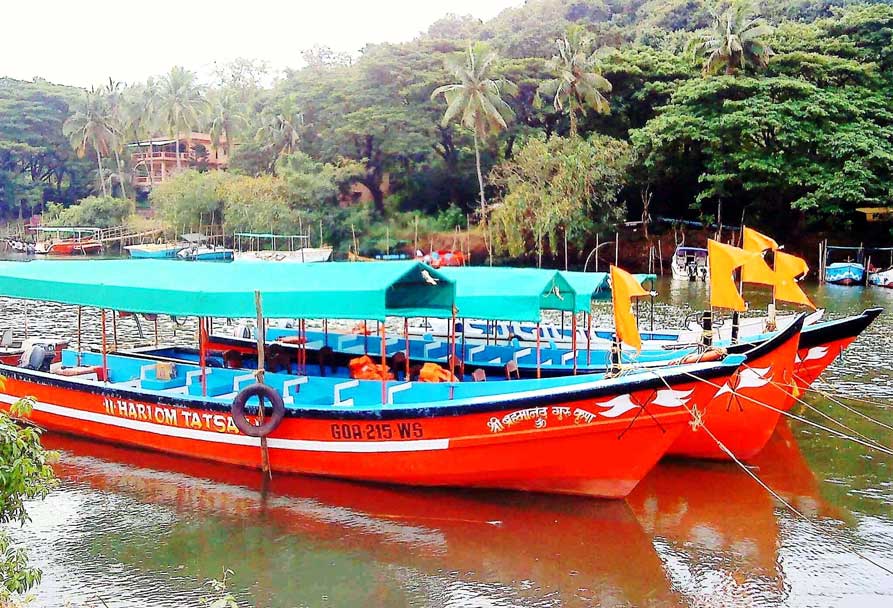 Ловля крабов в Гоа на реке Нерул