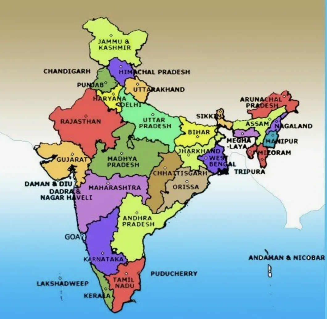 штаты индии