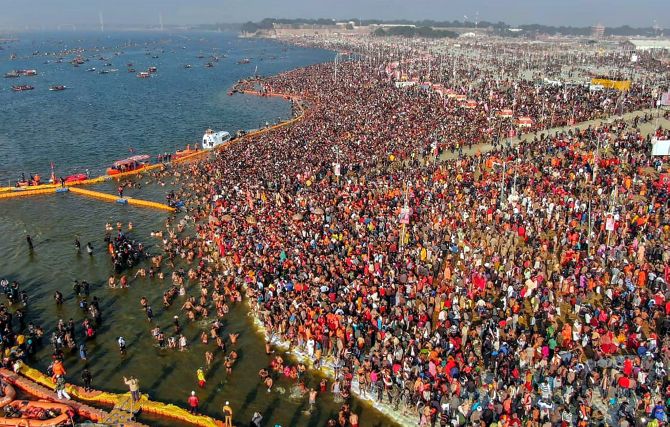Паломники на Кумбха Меле