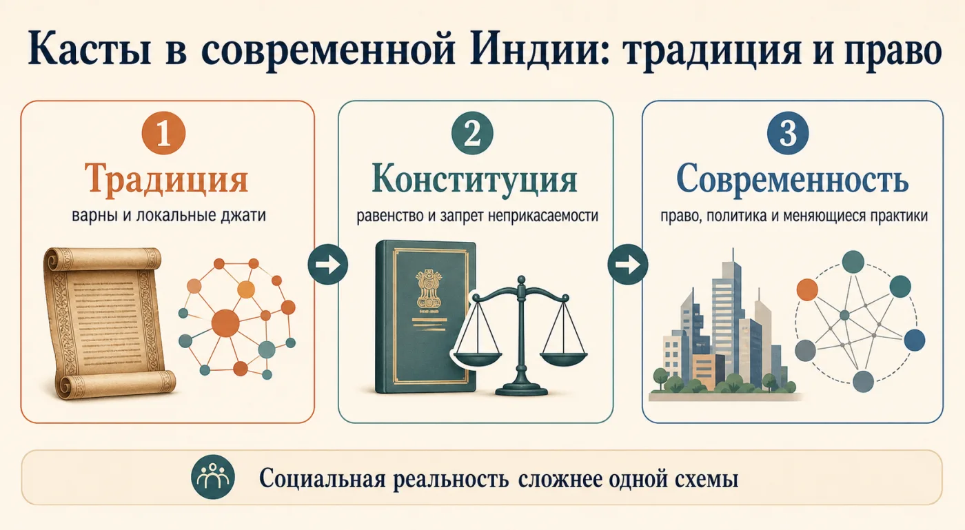 Касты в современной Индии: традиция, Конституция и меняющиеся практики