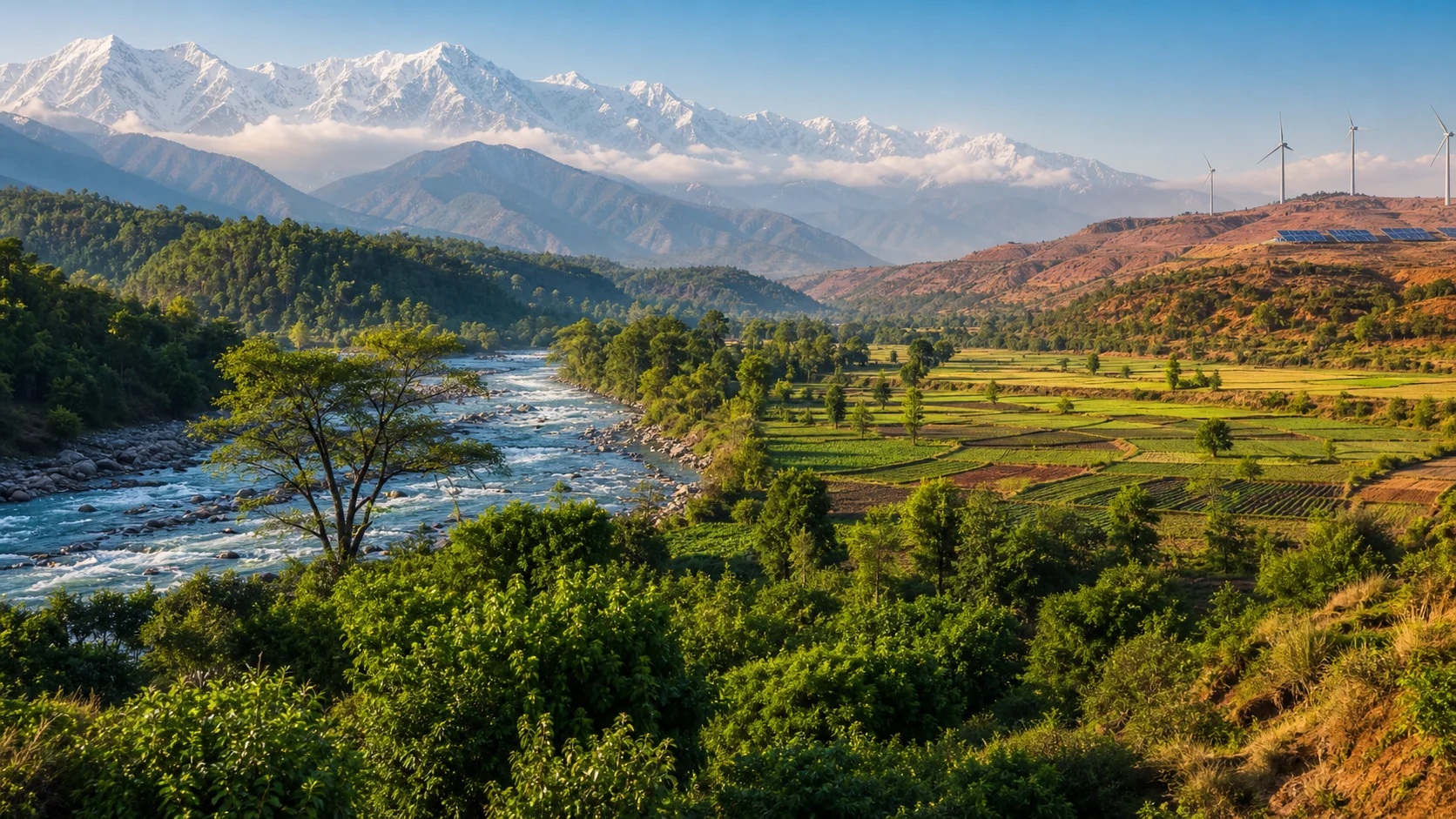 Природные ресурсы Индии: реки, леса, плодородные земли и возобновляемая энергия