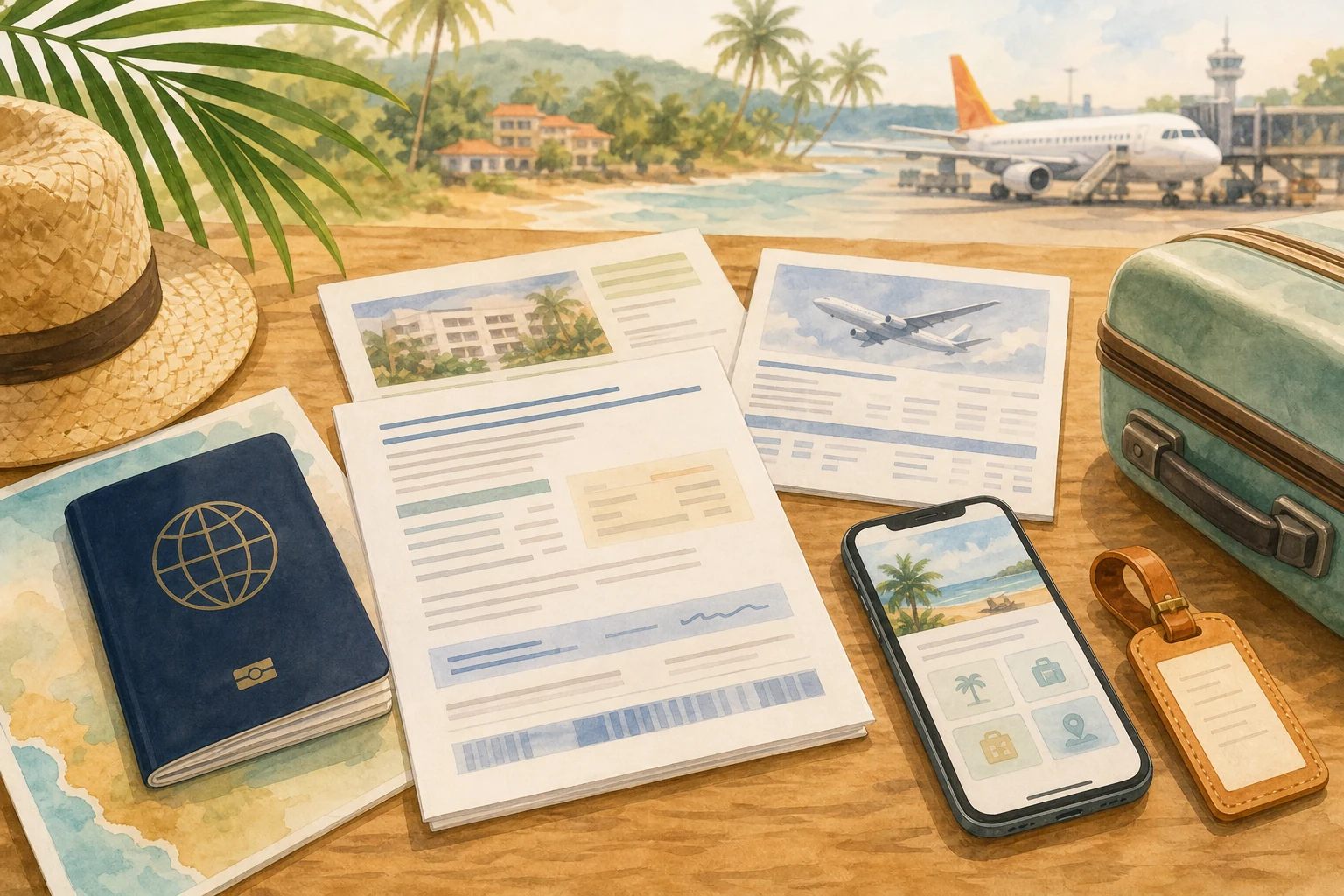Документы для поездки в Гоа: паспорт, e-Visa India, билеты и бронь отеля